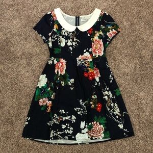 Floral Peter Pan Collar Dress